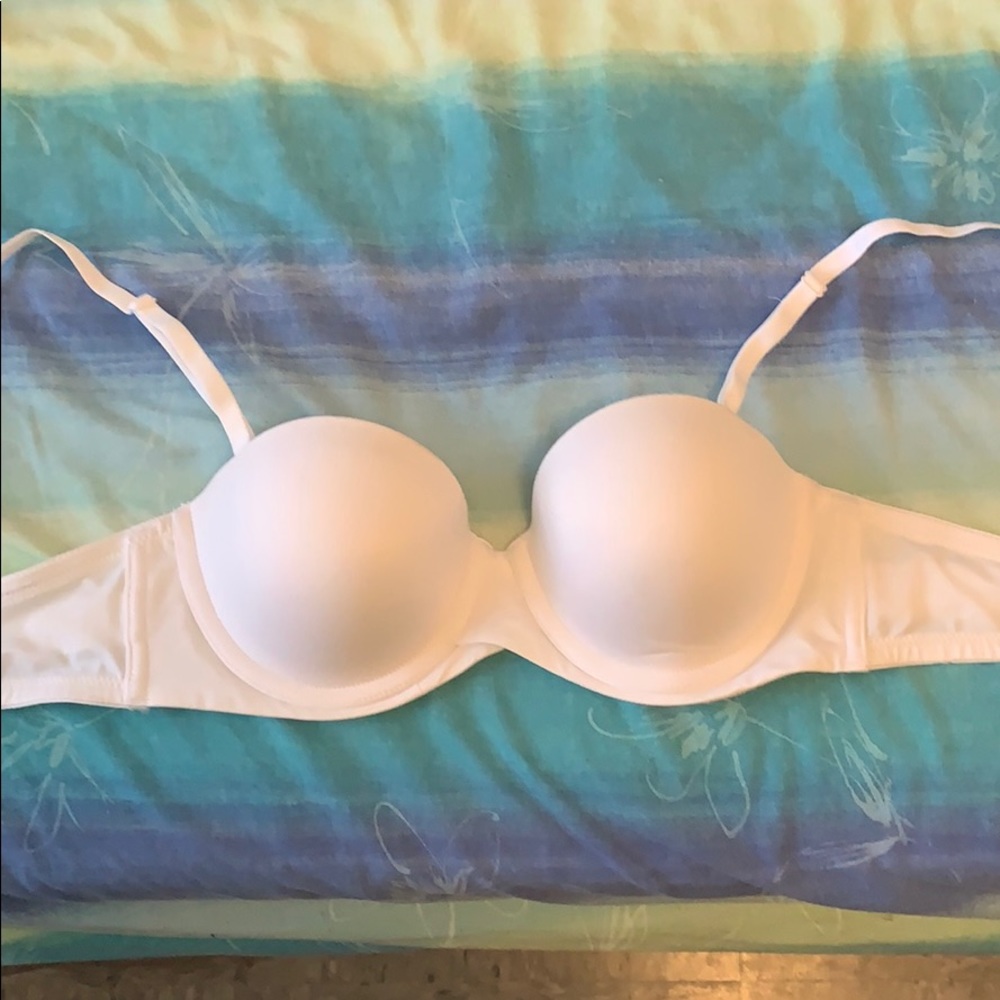 White target strapless bra 34B